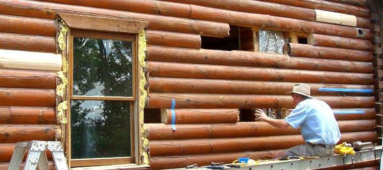 Log Home Repair Chambers County, Alabama